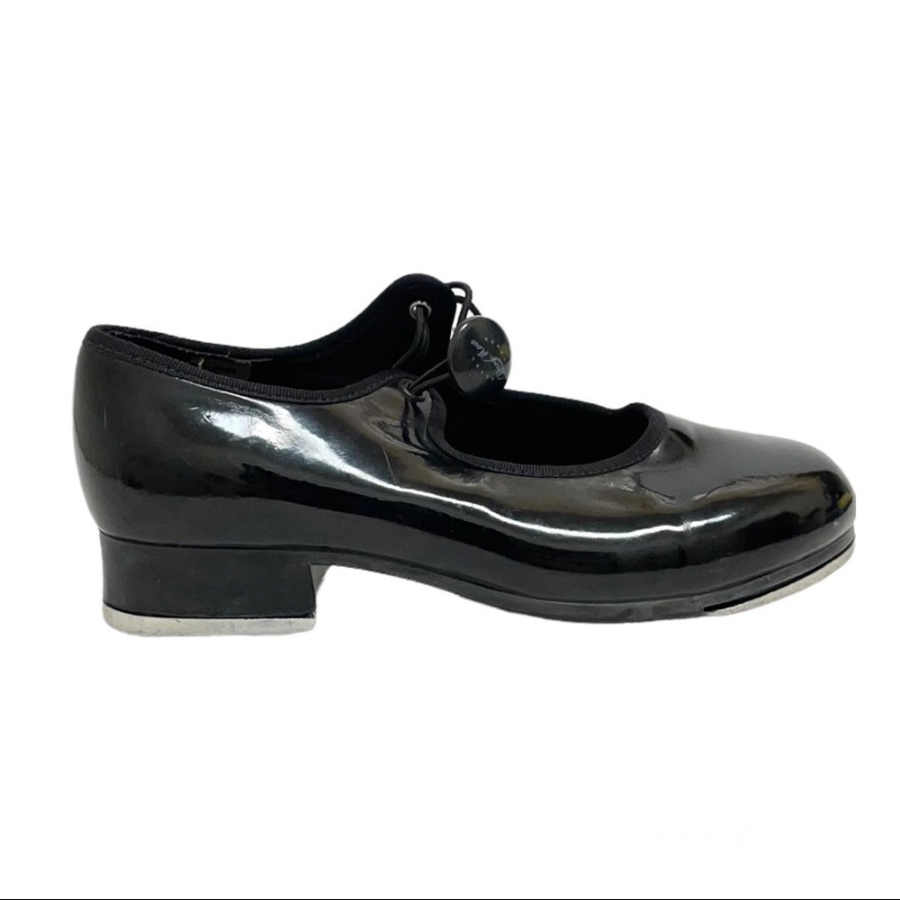 Bloch black patent Mary Jane tap shoes kid’s 13